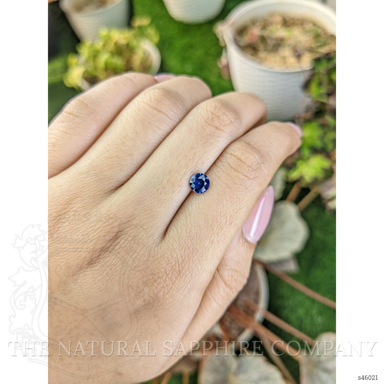 0.76 Ct. Blue Sapphire from Ceylon (Sri Lanka)