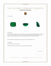 3.24 Ct. Emerald from Zambia Appraisal