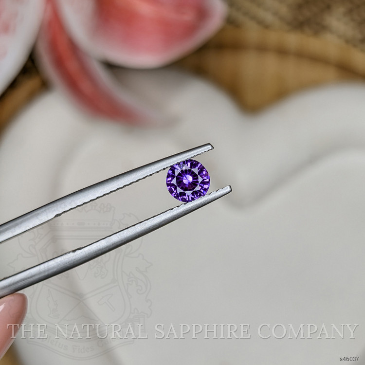 0.53 Ct. Purple Sapphire from Ceylon (Sri Lanka)