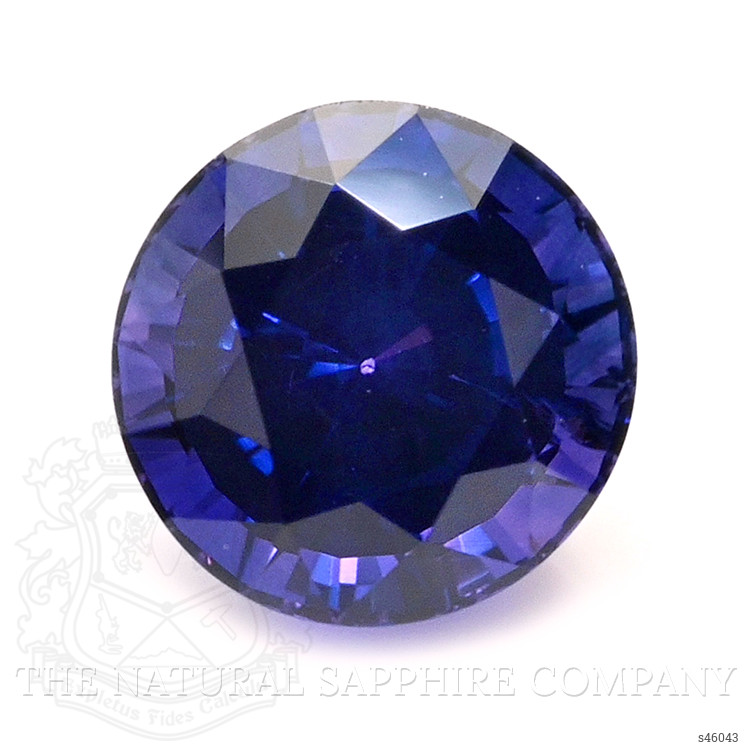 0.90 Ct. Purplish Blue Sapphire from Ceylon (Sri Lanka)