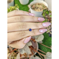0.90 Ct. Purplish Blue Sapphire from Ceylon (Sri Lanka) Life Style