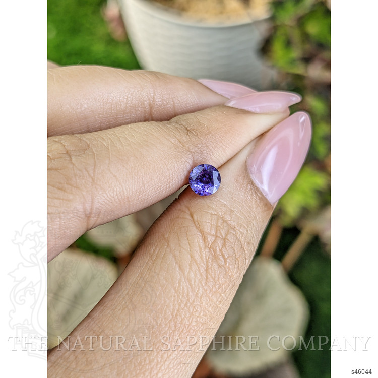 0.81 Ct. Bluish Purple Sapphire from Ceylon (Sri Lanka)