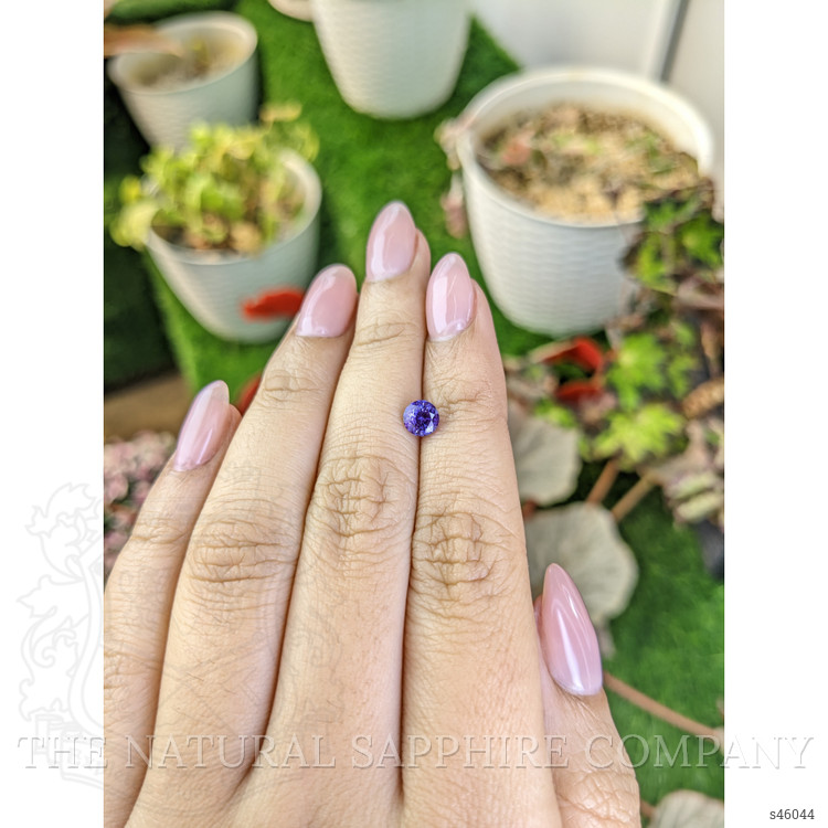 0.81 Ct. Bluish Purple Sapphire from Ceylon (Sri Lanka)