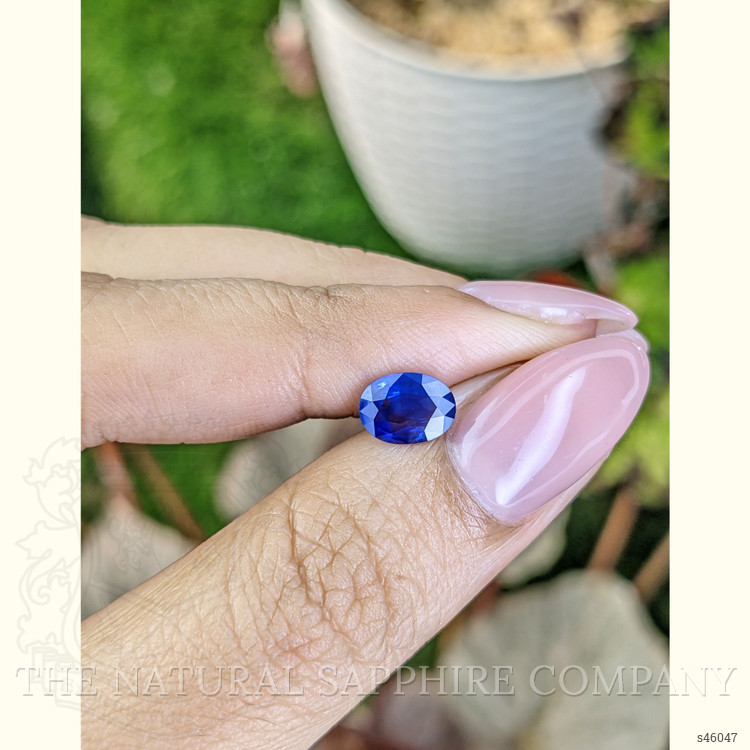 1.07 Ct. Blue Sapphire from Ceylon (Sri Lanka)