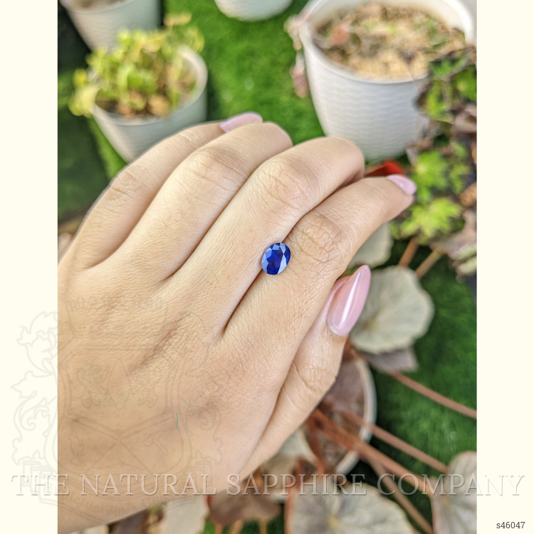 1.07 Ct. Blue Sapphire from Ceylon (Sri Lanka)