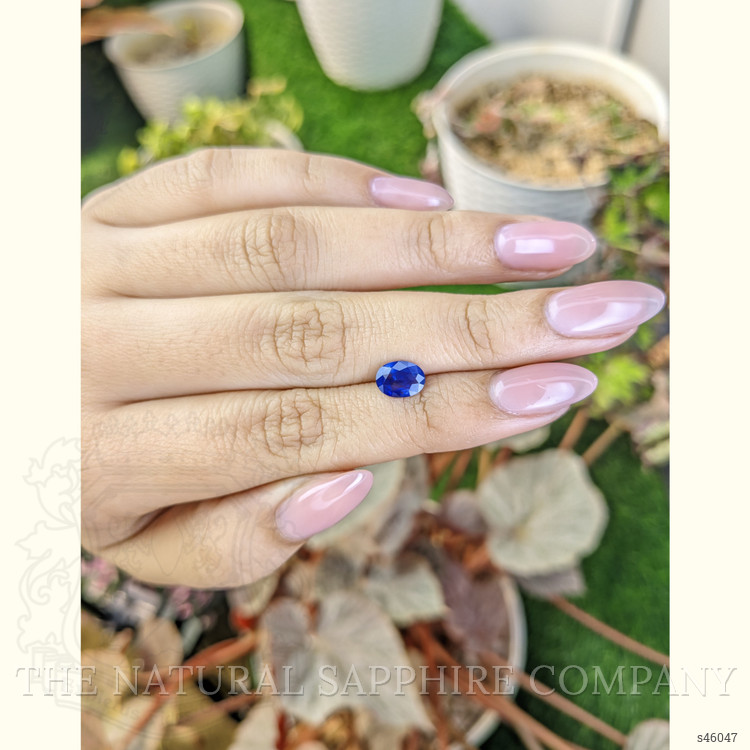 1.07 Ct. Blue Sapphire from Ceylon (Sri Lanka)