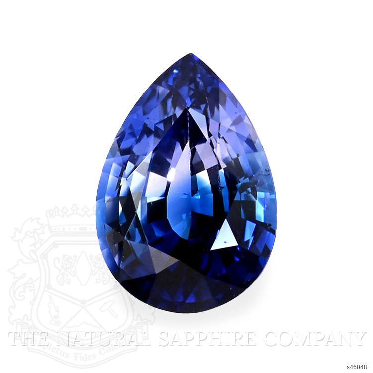 0.89 Ct. Purplish Blue Sapphire from Ceylon (Sri Lanka)