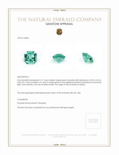 2.17 Ct. Emerald from Zambia Appraisal