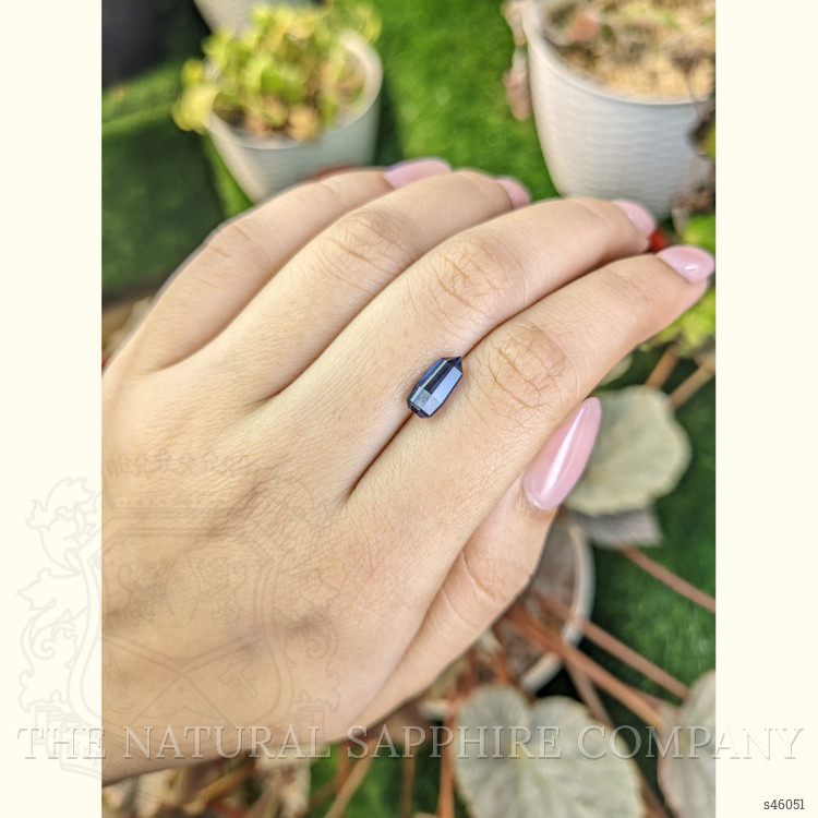 1.96 Ct. Blue Sapphire Crystal from Ceylon (Sri Lanka)