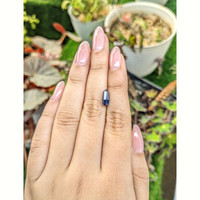 1.96 Ct. Blue Sapphire Crystal from Ceylon (Sri Lanka) Life Style