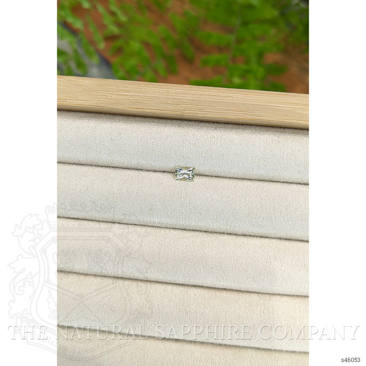 0.55 Ct. Yellowish Green Sapphire from Madagascar