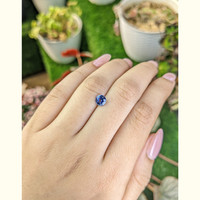 0.88 Ct. Blue Sapphire from Ceylon (Sri Lanka) Life Style