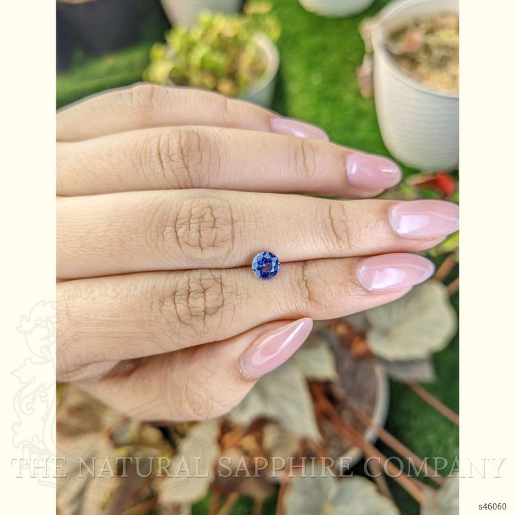 0.88 Ct. Blue Sapphire from Ceylon (Sri Lanka)