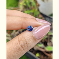 0.88 Ct. Blue Sapphire from Ceylon (Sri Lanka) Life Style