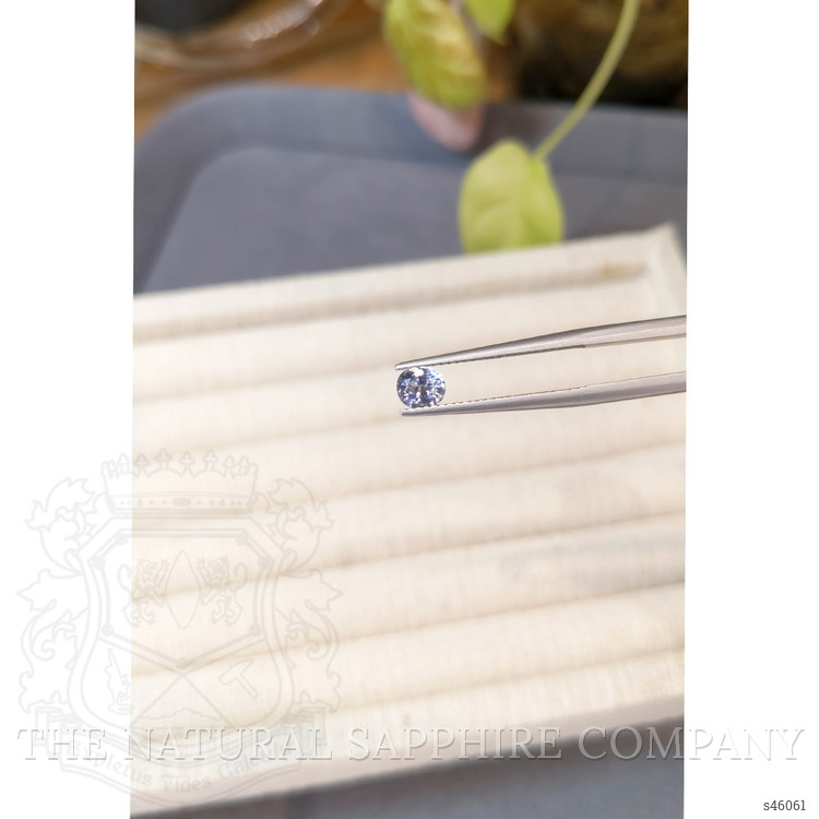 0.60 Ct. Bluish Grey Sapphire from Ceylon (Sri Lanka)