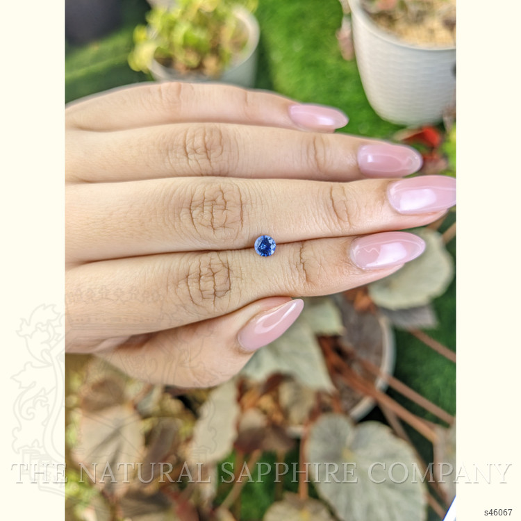 0.47 Ct. Blue Sapphire from Ceylon (Sri Lanka)