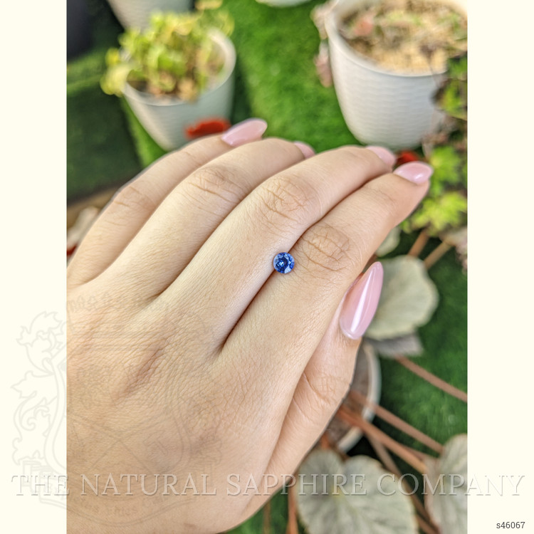 0.47 Ct. Blue Sapphire from Ceylon (Sri Lanka)