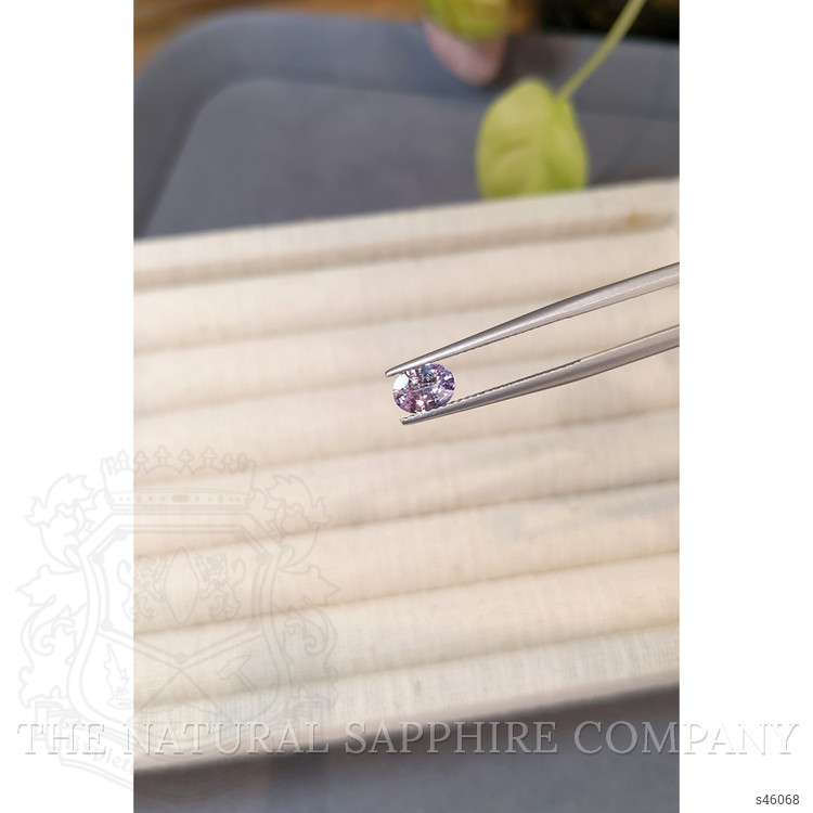 0.84 Ct. Purplish Pink Sapphire from Ceylon (Sri Lanka)