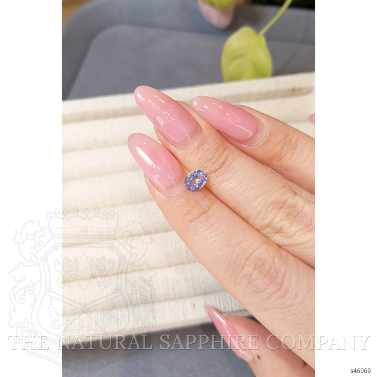 0.76 Ct. Blue Sapphire from Ceylon (Sri Lanka)