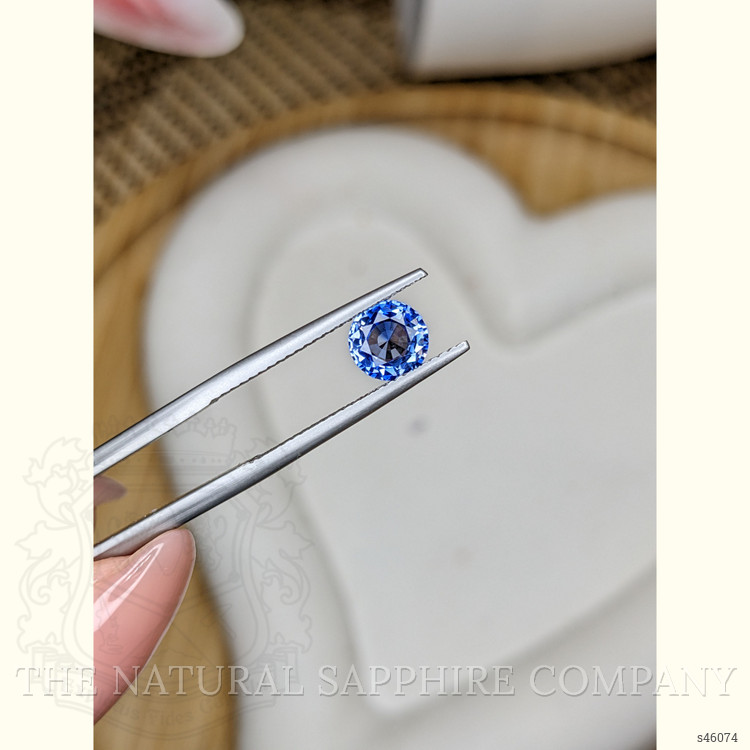 1.08 Ct. Blue Sapphire from Ceylon (Sri Lanka)
