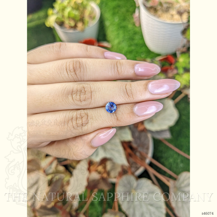 1.08 Ct. Blue Sapphire from Ceylon (Sri Lanka)