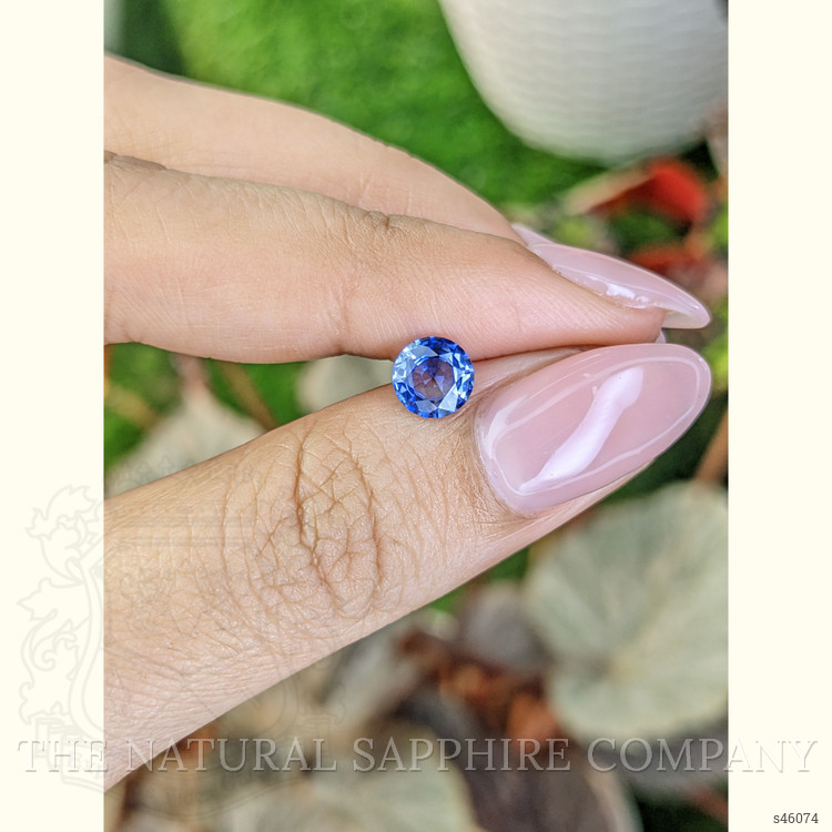 1.08 Ct. Blue Sapphire from Ceylon (Sri Lanka)