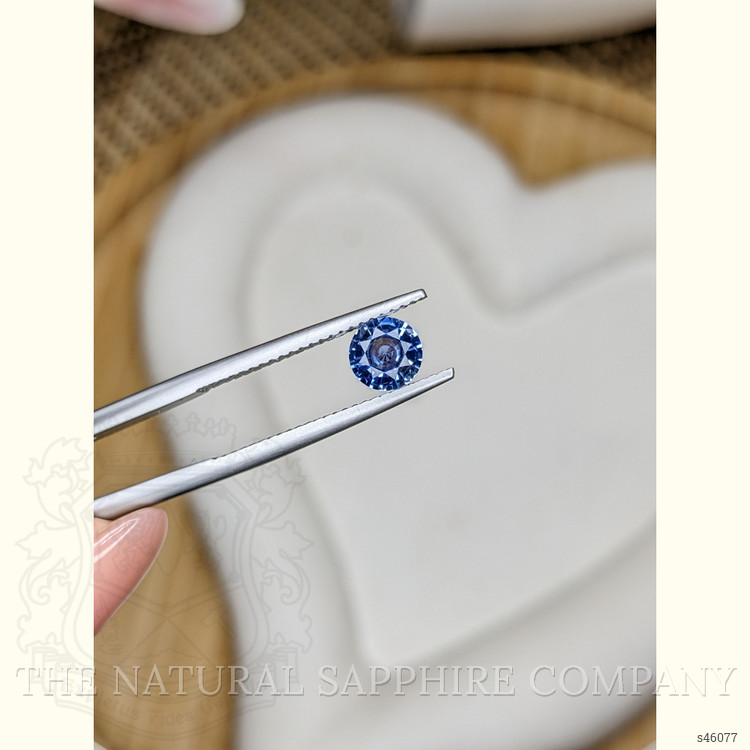 0.82 Ct. Blue Sapphire from Ceylon (Sri Lanka)
