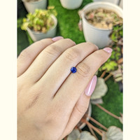 0.48 Ct. Blue Sapphire from Ceylon (Sri Lanka) Life Style