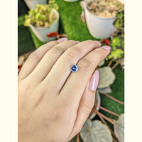 1.16 Ct. Blue Sapphire from Ceylon (Sri Lanka) Life Style