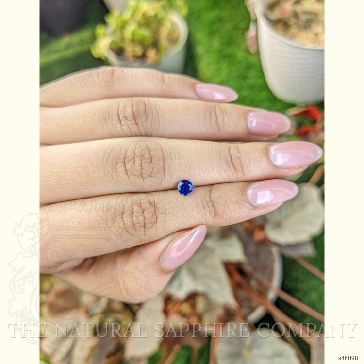 0.44 Ct. Blue Sapphire from Ceylon (Sri Lanka)