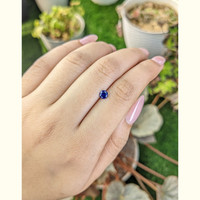0.44 Ct. Blue Sapphire from Ceylon (Sri Lanka) Life Style