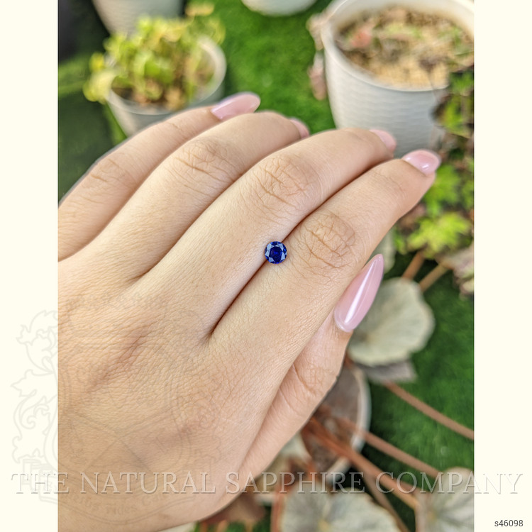 0.44 Ct. Blue Sapphire from Ceylon (Sri Lanka)