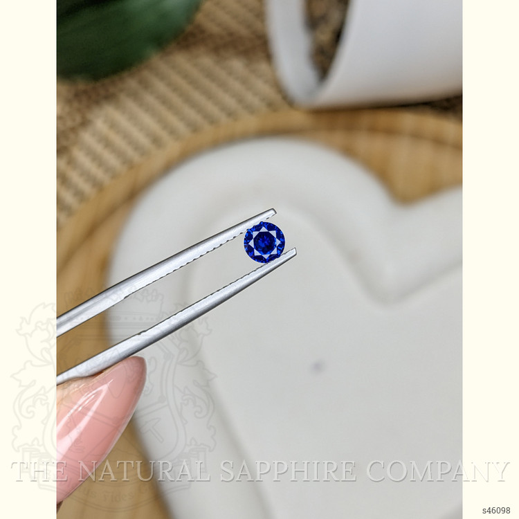 0.44 Ct. Blue Sapphire from Ceylon (Sri Lanka)