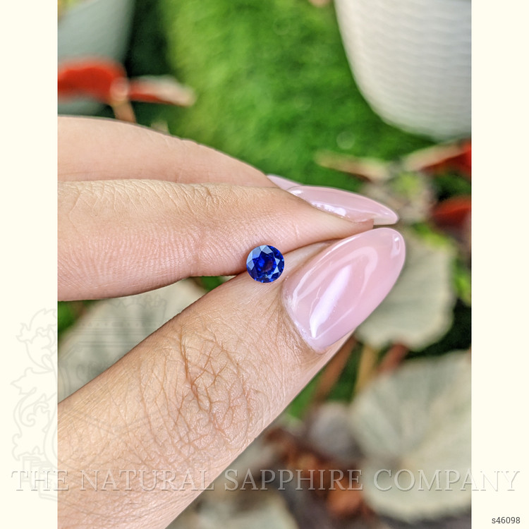 0.44 Ct. Blue Sapphire from Ceylon (Sri Lanka)
