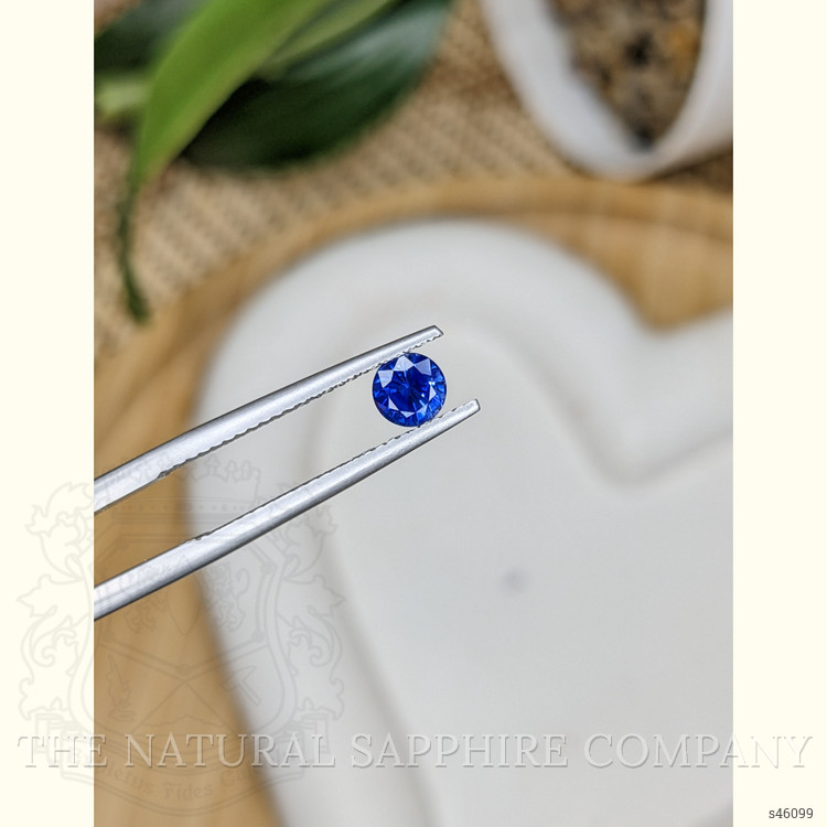 0.62 Ct. Blue Sapphire from Ceylon (Sri Lanka)