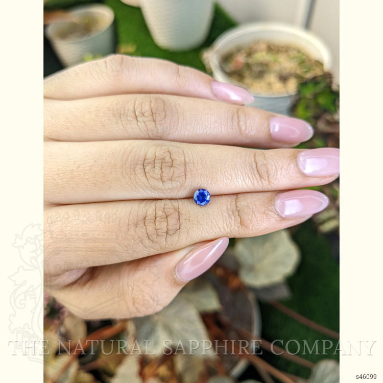 0.62 Ct. Blue Sapphire from Ceylon (Sri Lanka)