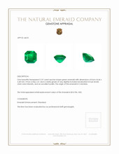 2.57 Ct. Emerald from Colombia Appraisal