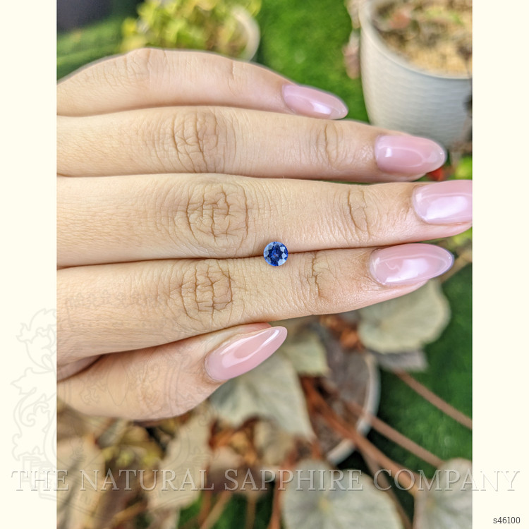 0.53 Ct. Blue Sapphire from Ceylon (Sri Lanka)
