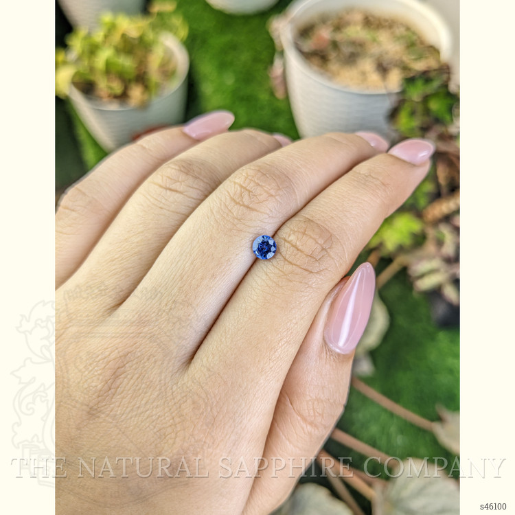 0.53 Ct. Blue Sapphire from Ceylon (Sri Lanka)