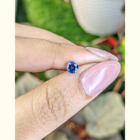 0.53 Ct. Blue Sapphire from Ceylon (Sri Lanka) Life Style
