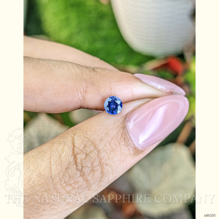0.53 Ct. Blue Sapphire from Ceylon (Sri Lanka)