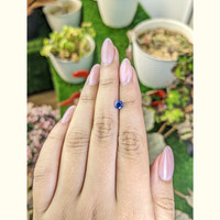 0.52 Ct. Blue Sapphire from Ceylon (Sri Lanka) Life Style