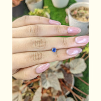 0.62 Ct. Blue Sapphire from Ceylon (Sri Lanka) Life Style