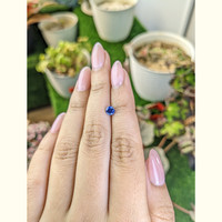0.62 Ct. Blue Sapphire from Ceylon (Sri Lanka) Life Style