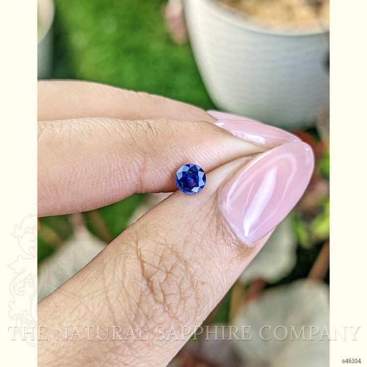 0.41 Ct. Blue Sapphire from Ceylon (Sri Lanka)