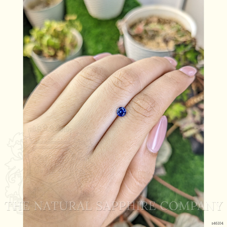 0.41 Ct. Blue Sapphire from Ceylon (Sri Lanka)