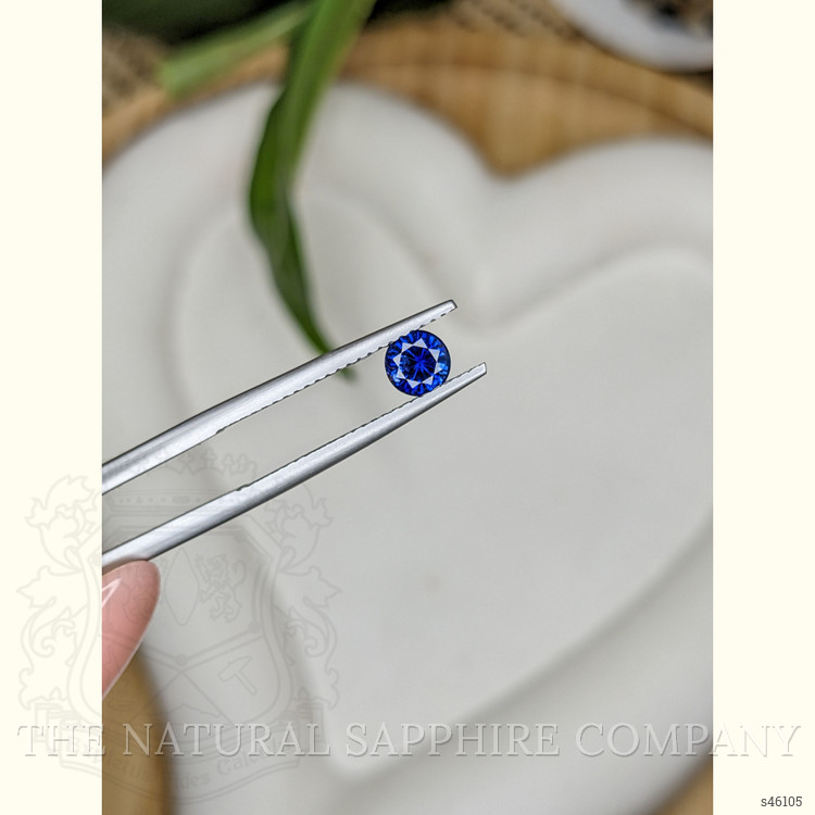 0.52 Ct. Blue Sapphire from Ceylon (Sri Lanka)