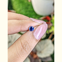 0.52 Ct. Blue Sapphire from Ceylon (Sri Lanka) Life Style