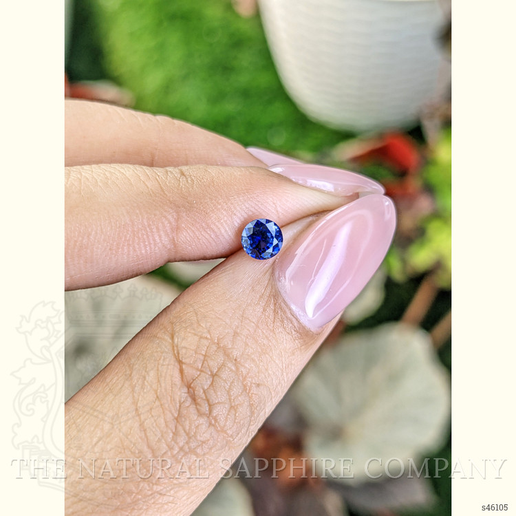 0.52 Ct. Blue Sapphire from Ceylon (Sri Lanka)