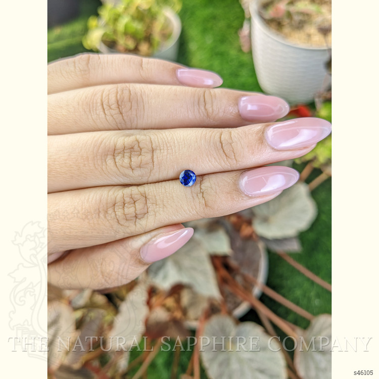 0.52 Ct. Blue Sapphire from Ceylon (Sri Lanka)